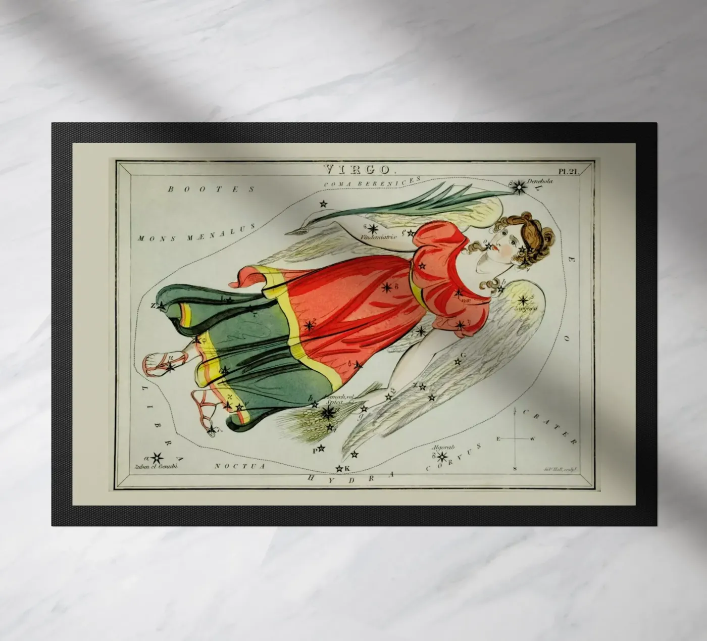 Virgo paillasson de Vintage by JUNIQE