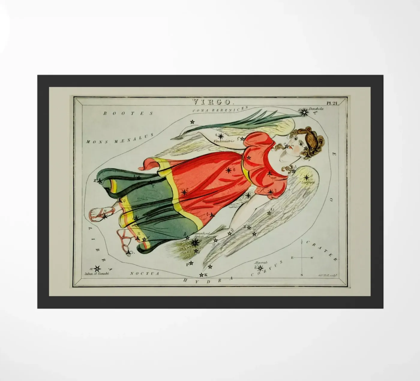 Virgo paillasson de Vintage by JUNIQE