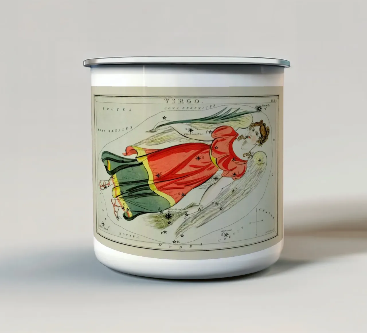 Virgo tazza in smalto da Vintage by JUNIQE