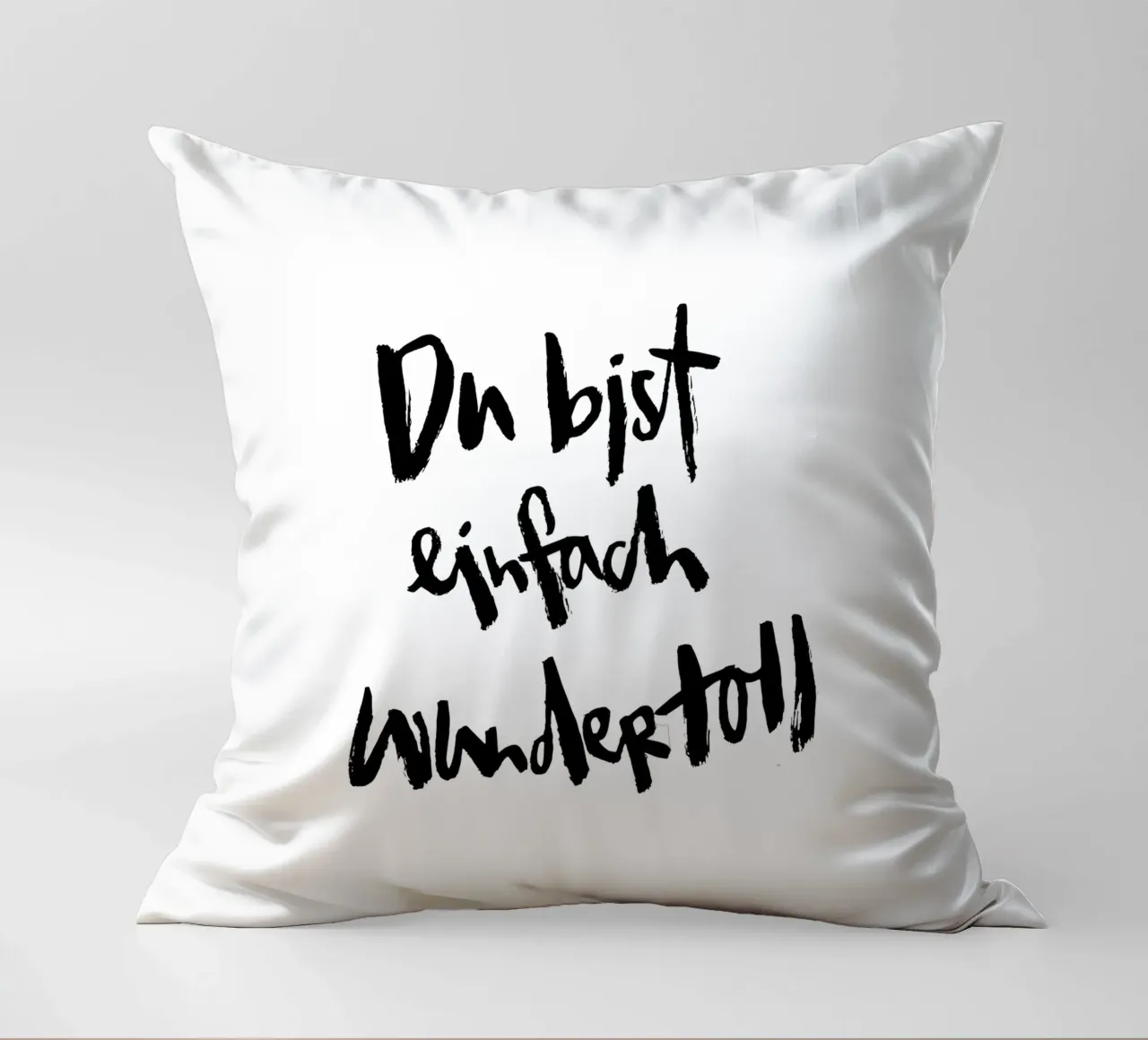 Einfach Wundertoll cuscino da Brushmeetspaper