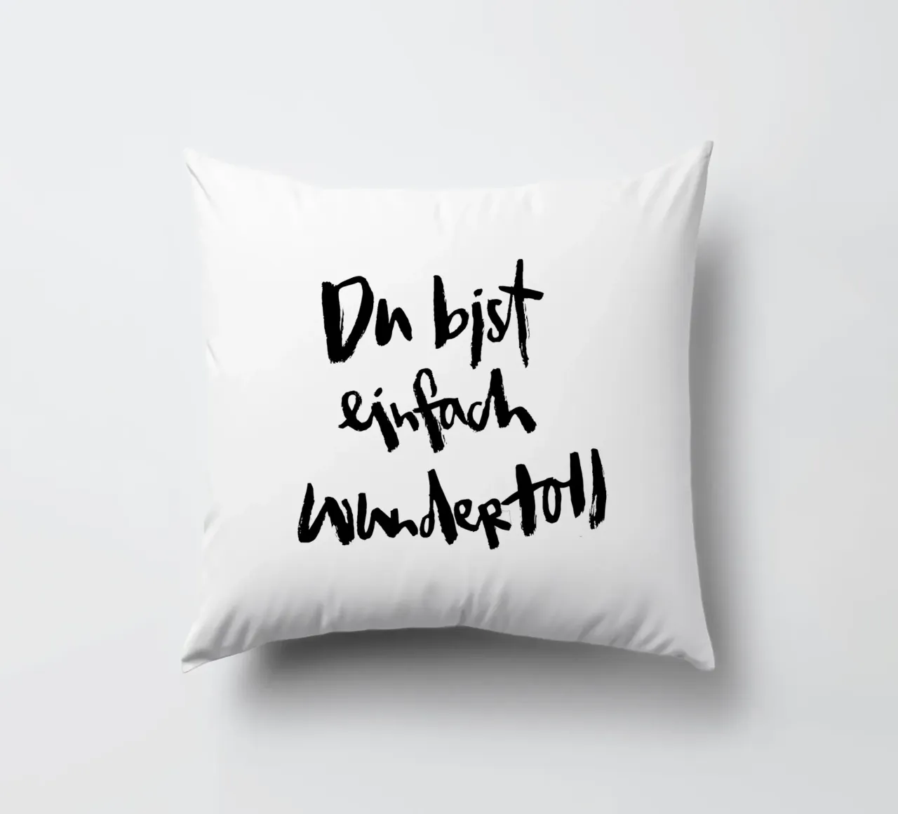 Einfach Wundertoll cuscino da Brushmeetspaper