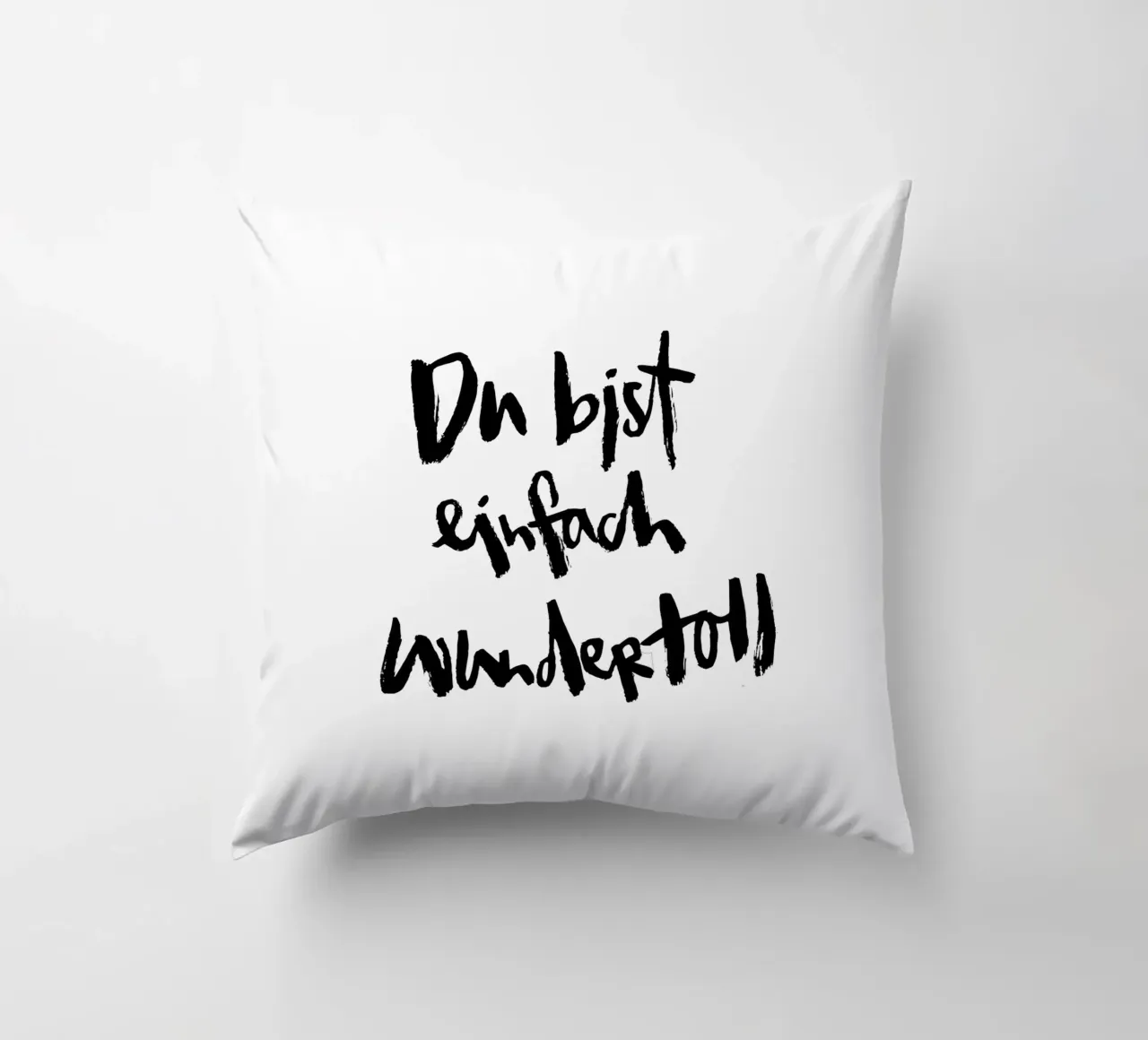 Einfach Wundertoll cuscino da Brushmeetspaper