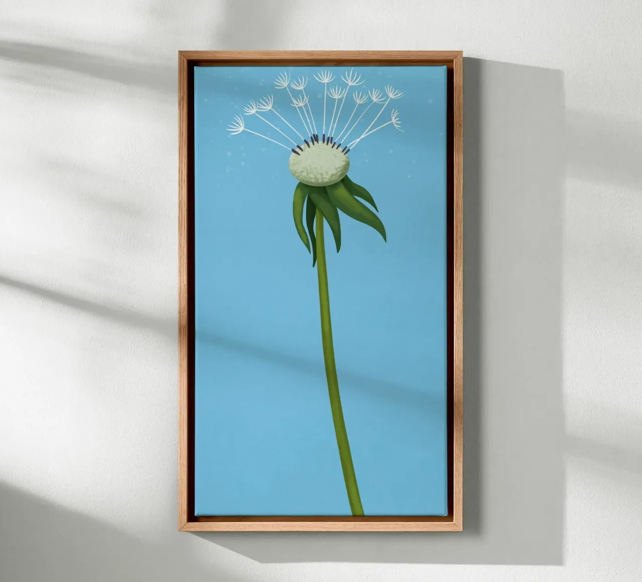 Wish 1 canvas with Floater frame by Julia Reyelt