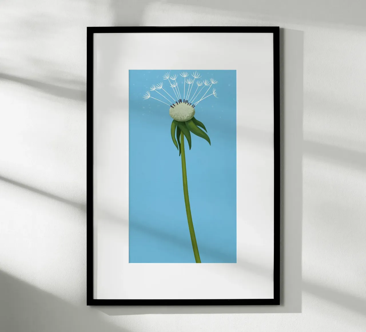 Wish 1 poster met houten frame van Julia Reyelt
