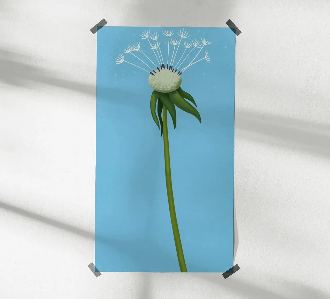 Wish 1 poster met houten frame van Julia Reyelt