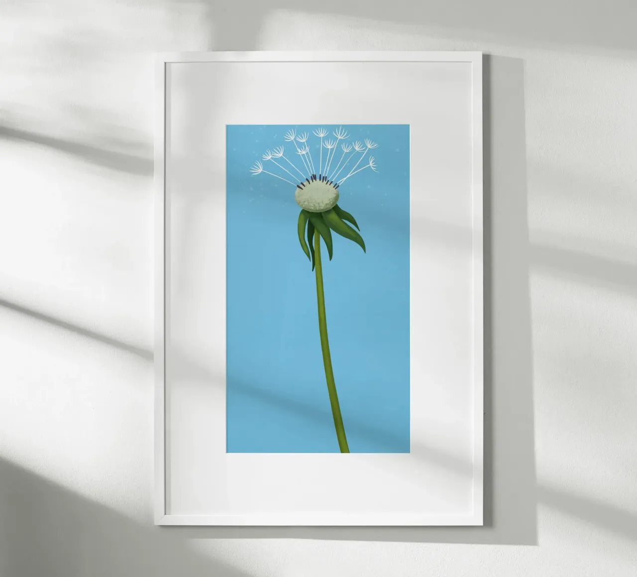 Wish 1 poster met houten frame van Julia Reyelt