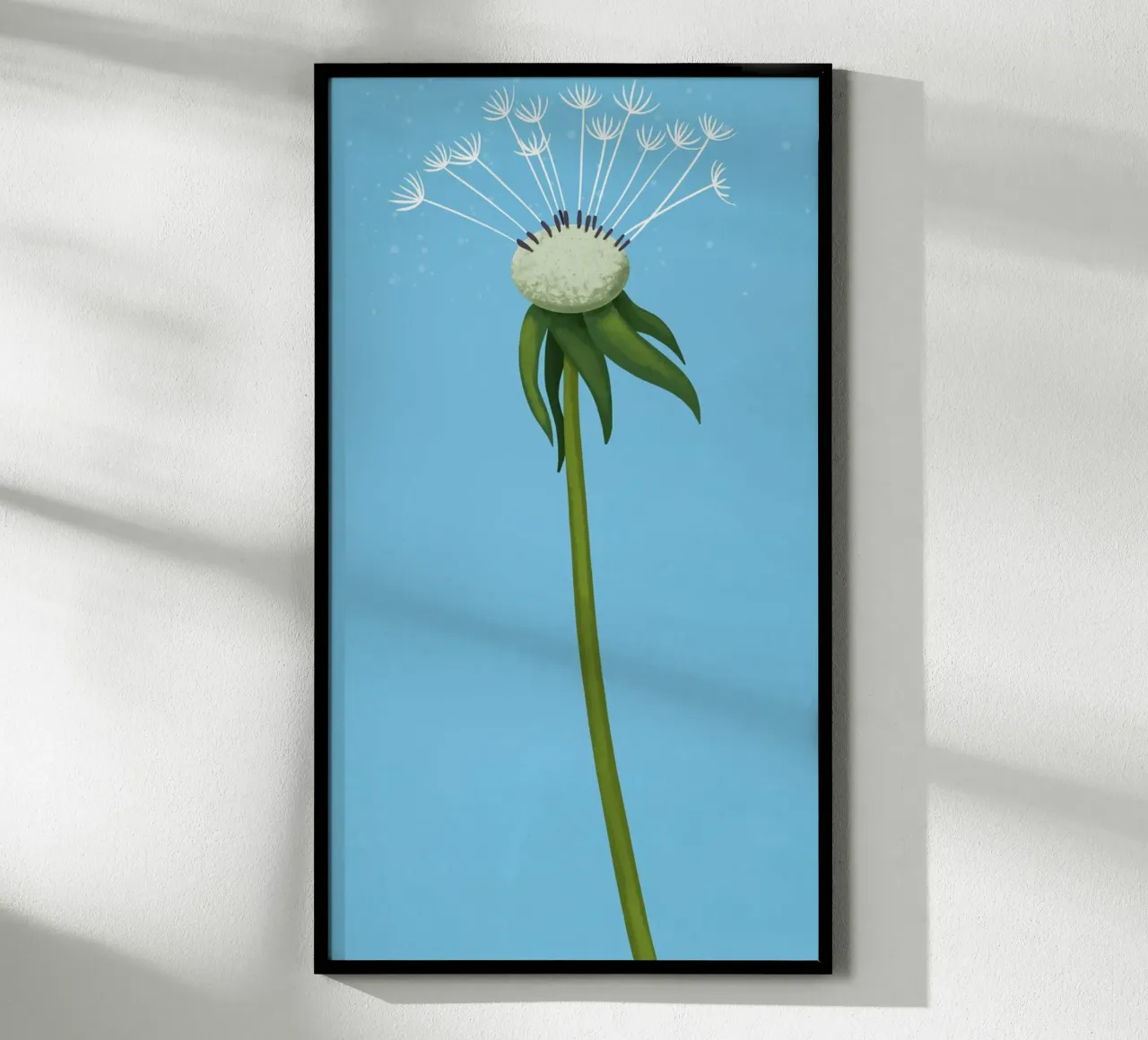 Wish 1 poster met houten frame van Julia Reyelt