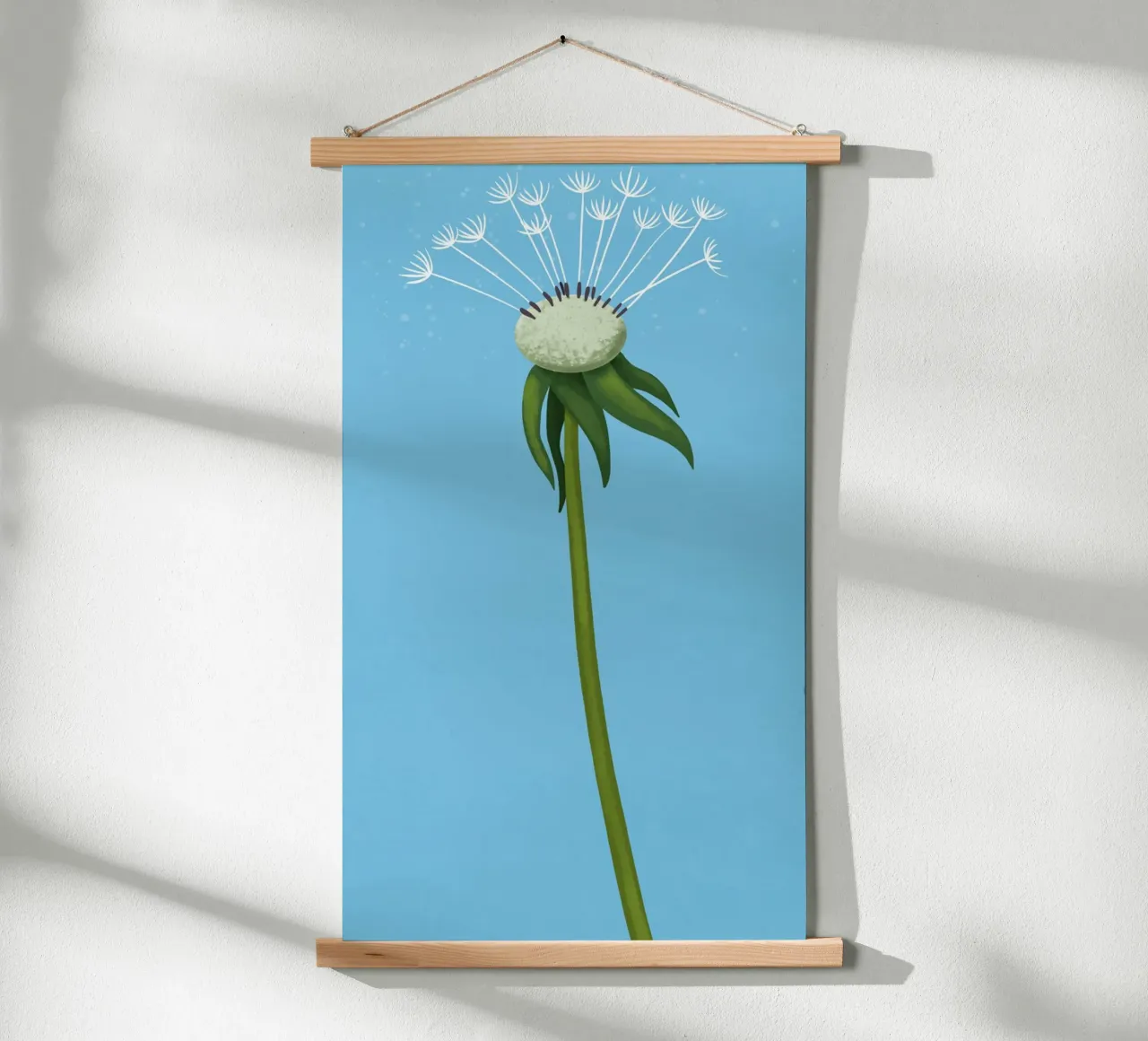 Wish 1 poster met houten frame van Julia Reyelt