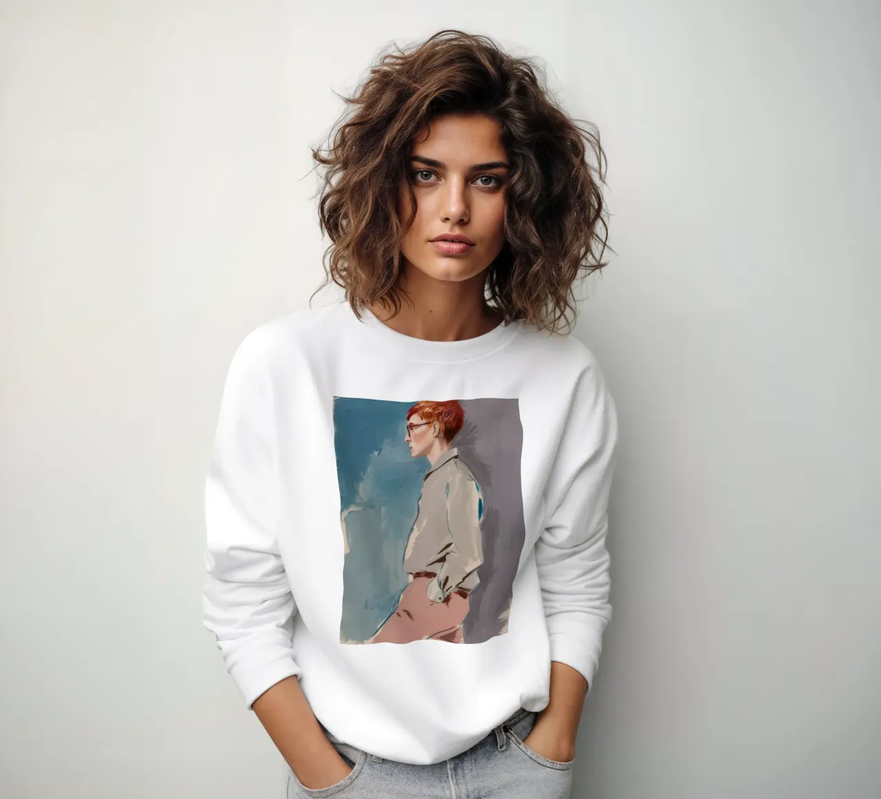 Cyan Mood Poise sudadera de Solestice Strokes