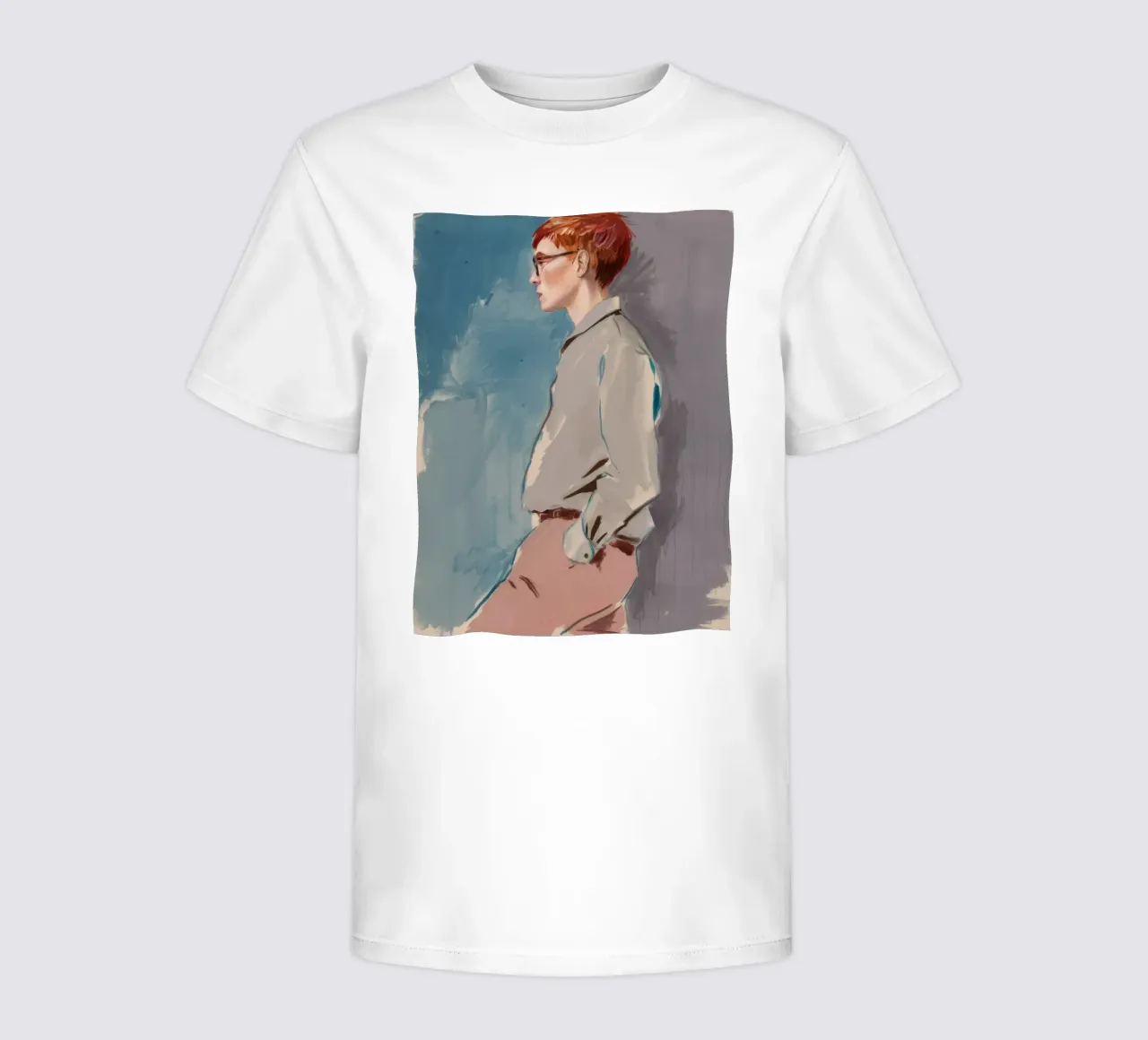 Cyan Mood Poise kids t-shirt by Solestice Strokes
