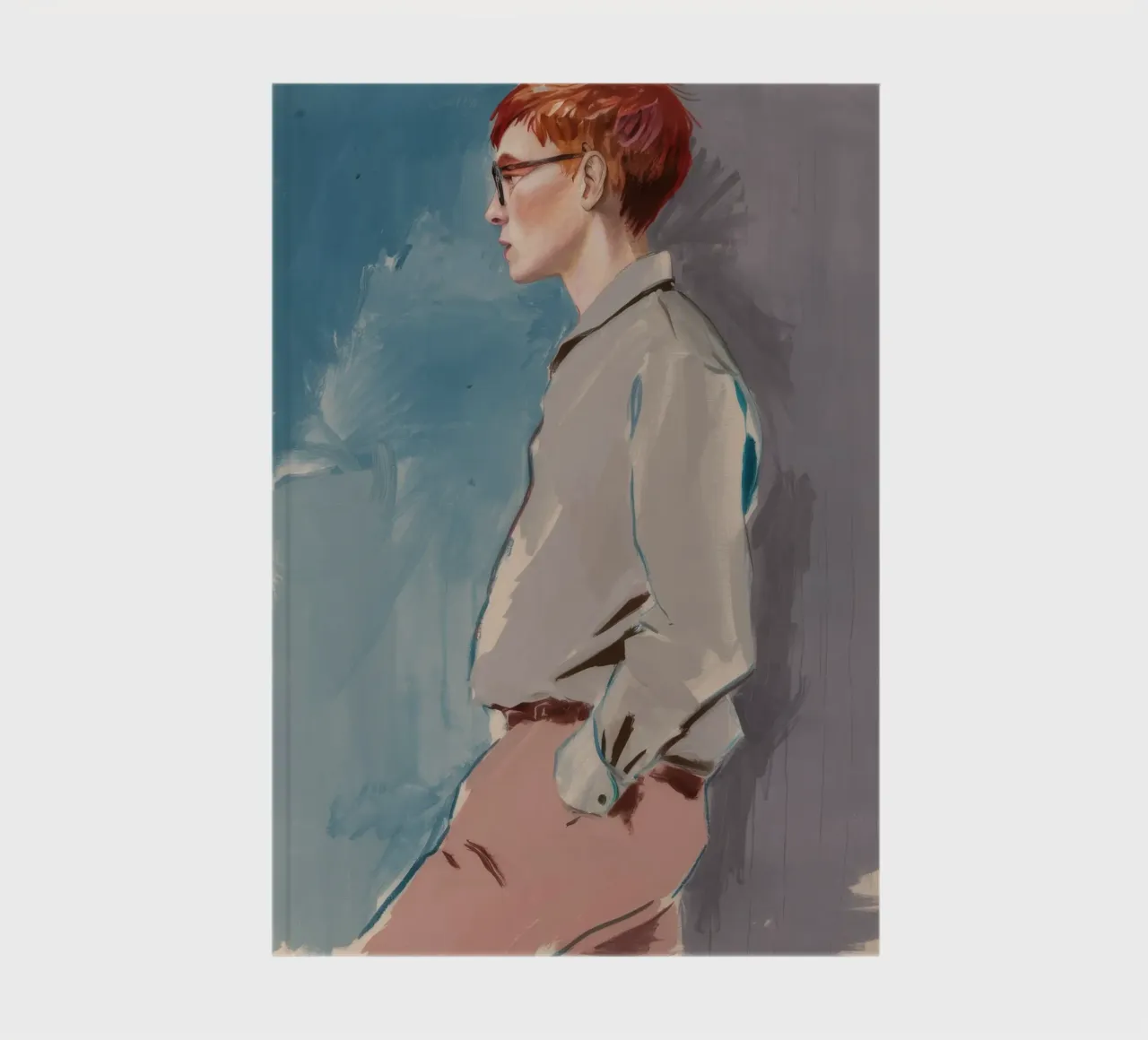 Cyan Mood Poise notebook by Solestice Strokes