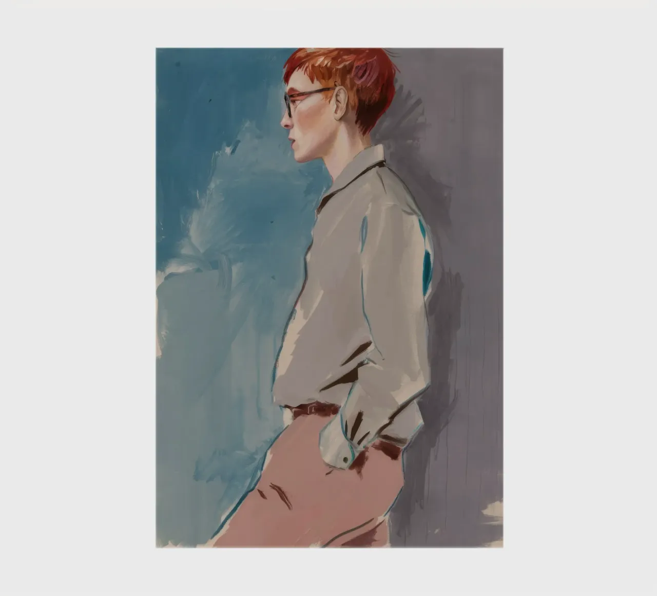 Cyan Mood Poise notebook by Solestice Strokes