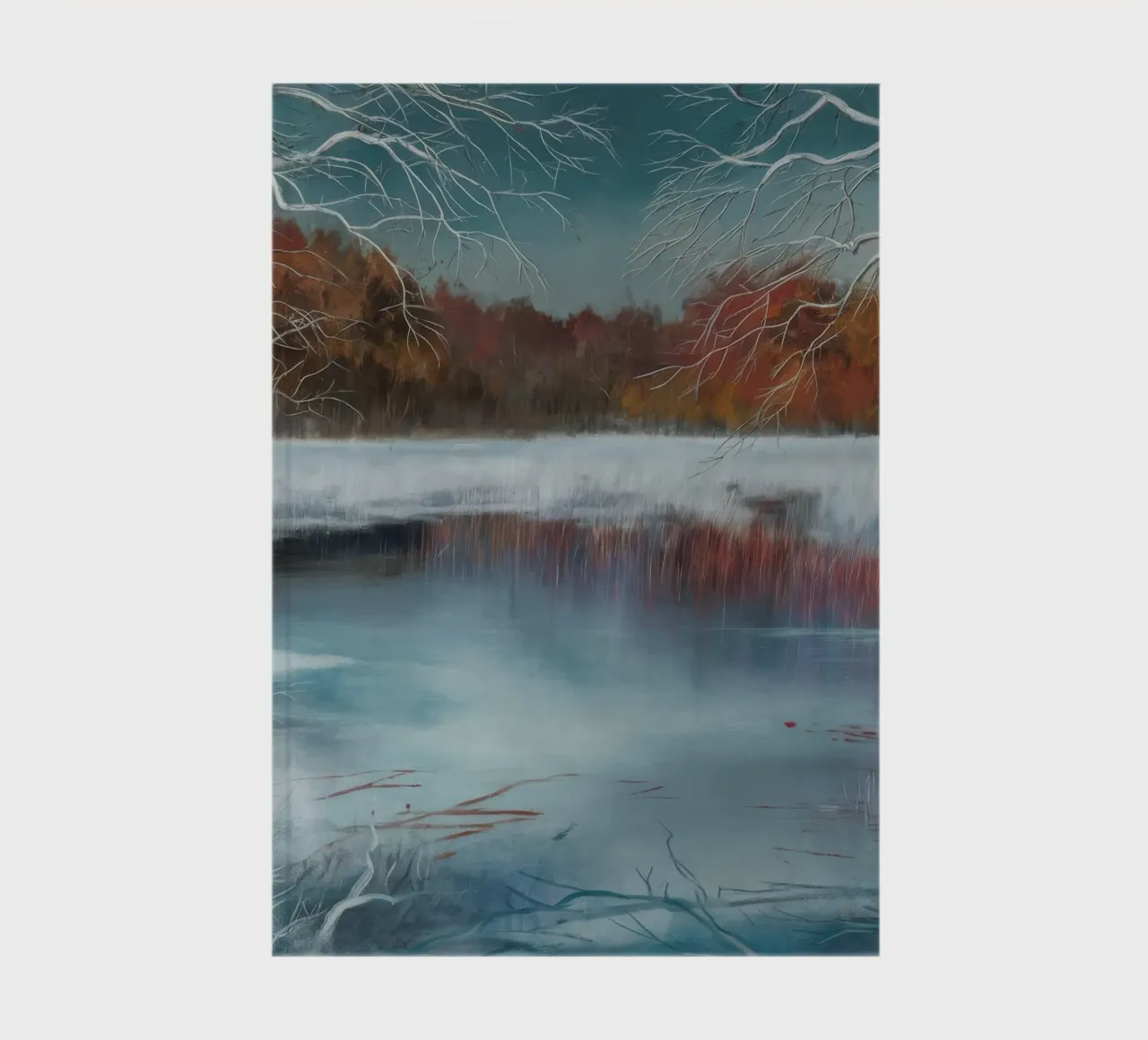 Frozen Bend Silence notebook by Solestice Strokes