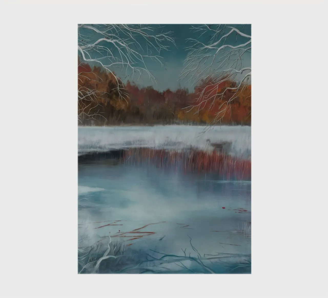 Frozen Bend Silence notebook by Solestice Strokes
