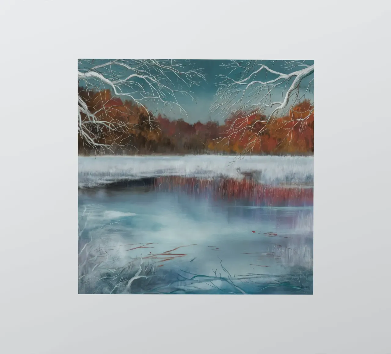 Frozen Bend Silence sticker by Solestice Strokes
