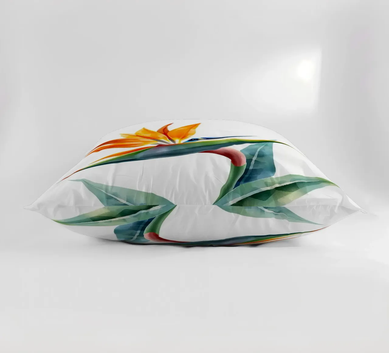 Bird of paradise tropical flower cuscino da heaventrain