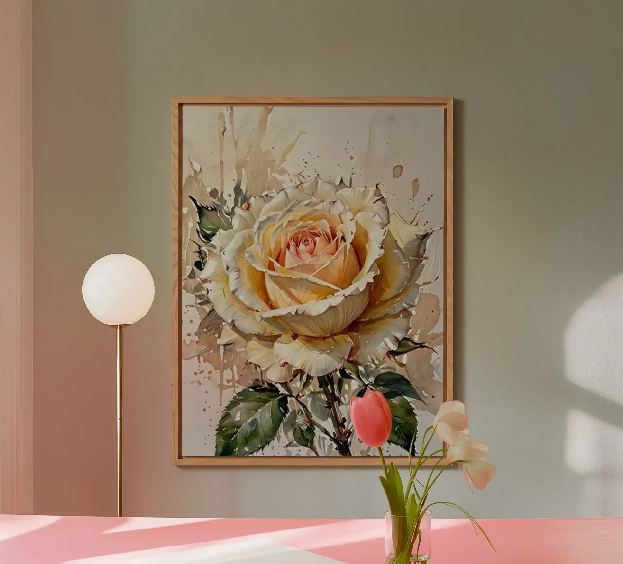 Rose impasto style alluminio dibond da heaventrain