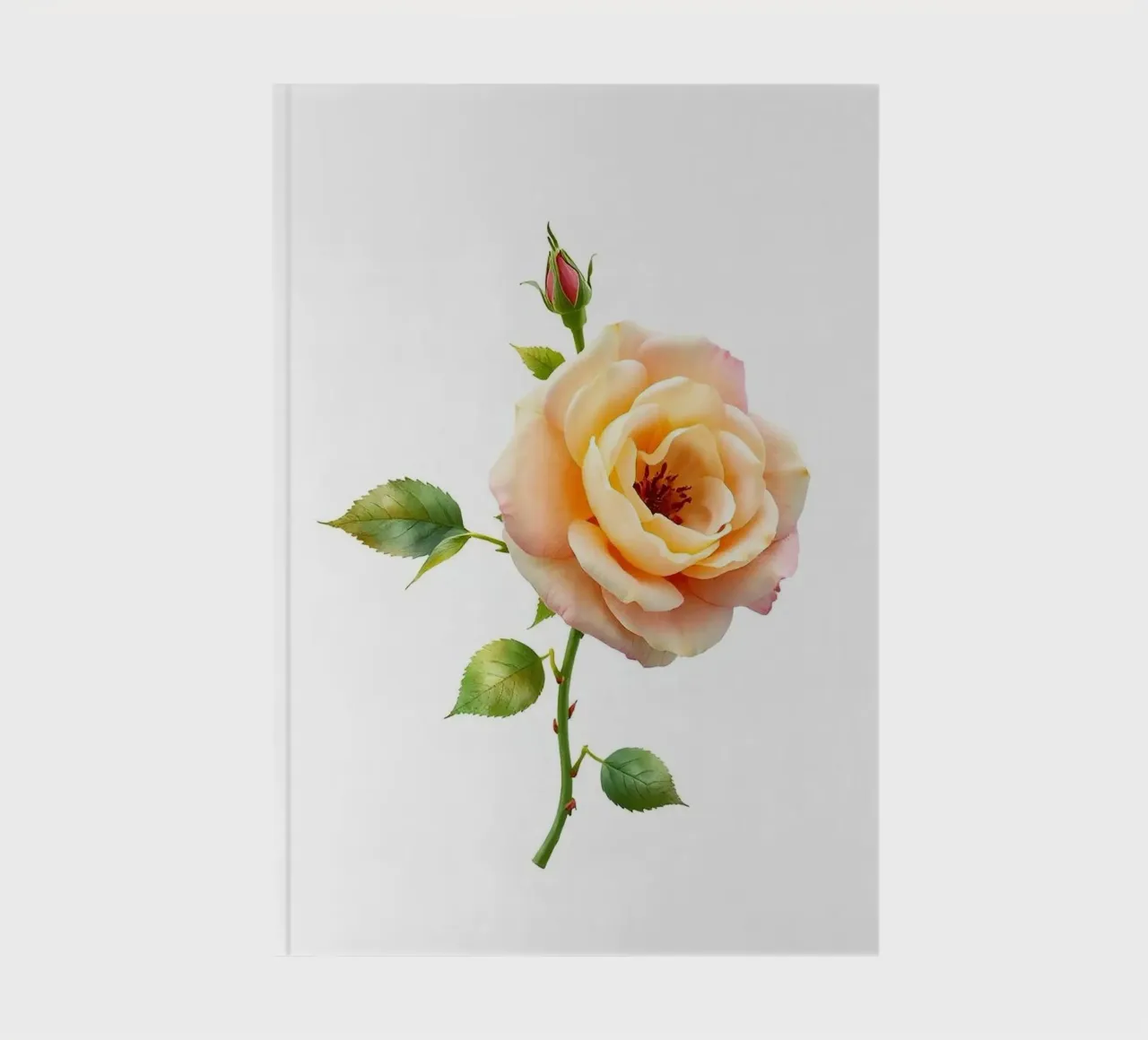 3d rendered rose element orange diario da heaventrain