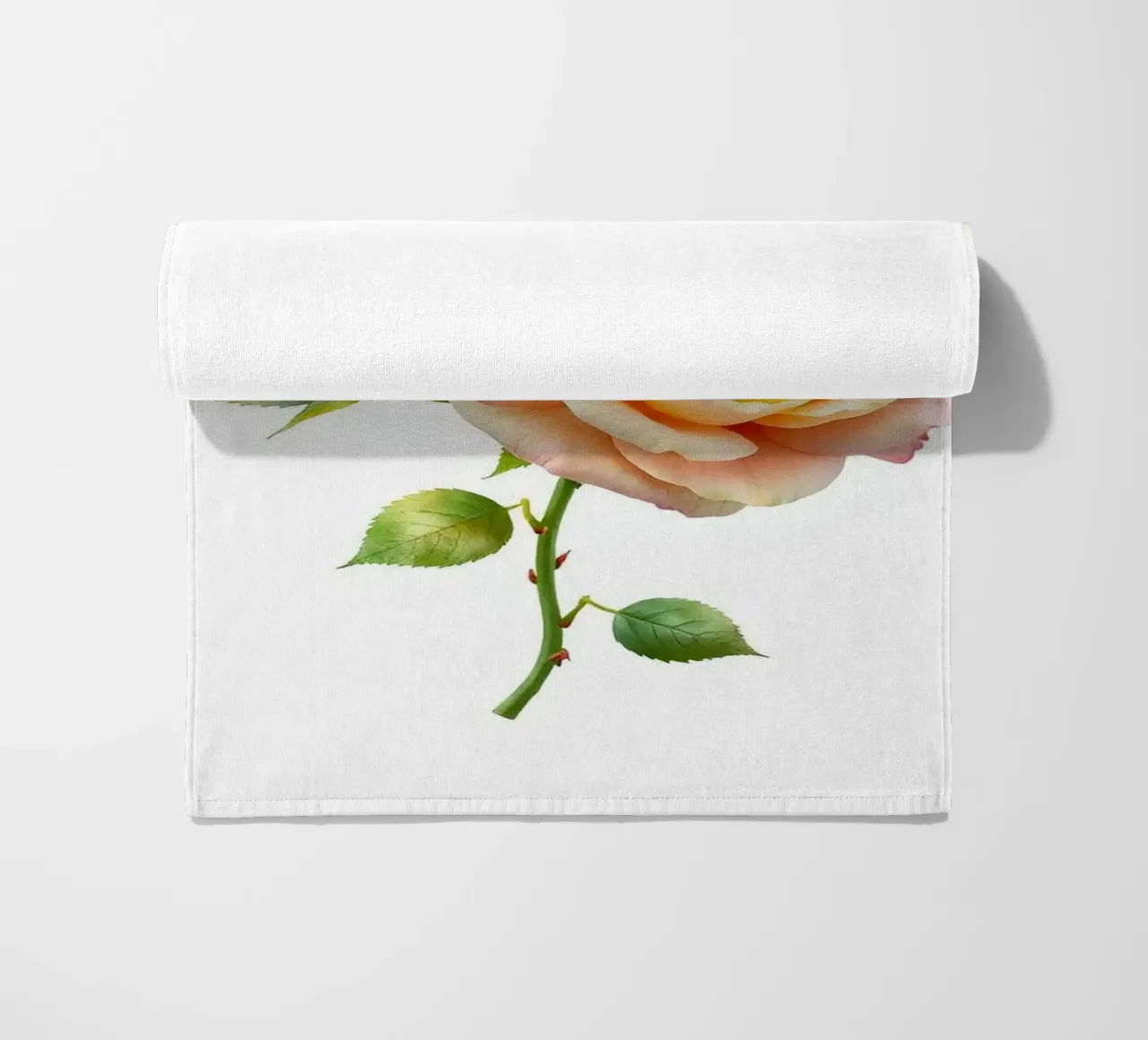 3d rendered rose element orange telo mare da heaventrain