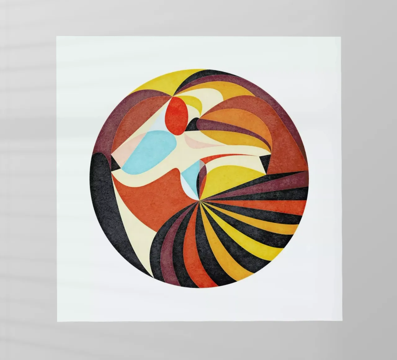 As She Moves Backlit Folie von Abstract 888