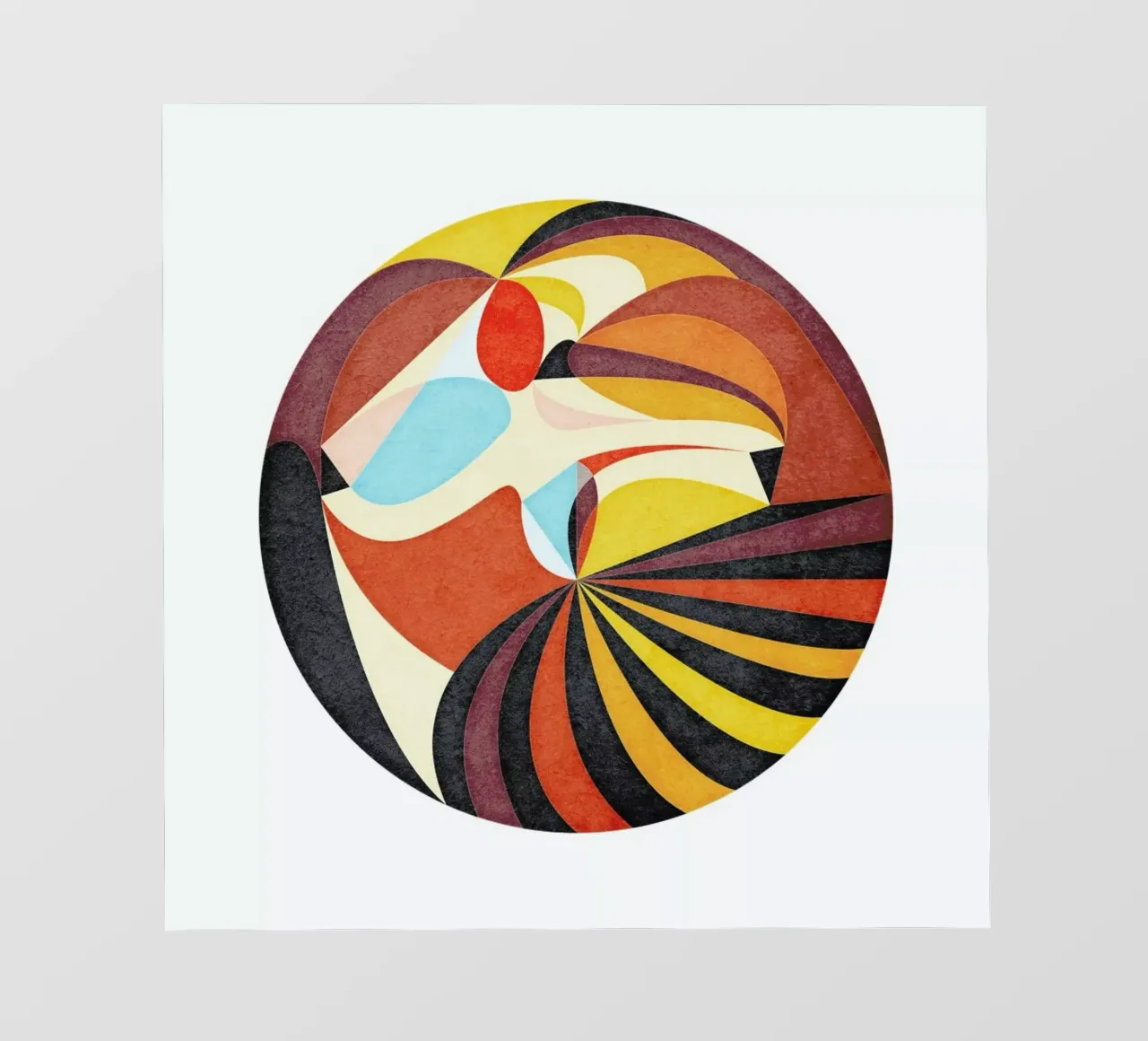 As She Moves Backlit Folie von Abstract 888