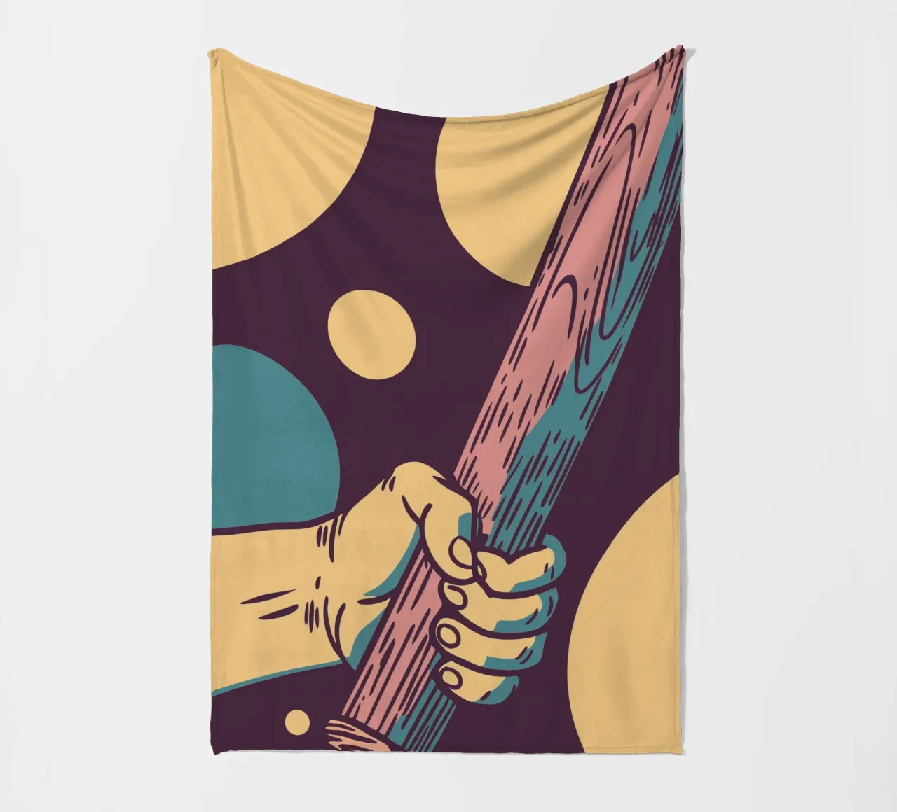 Honkbal fleecedeken van SPORTS ONLY