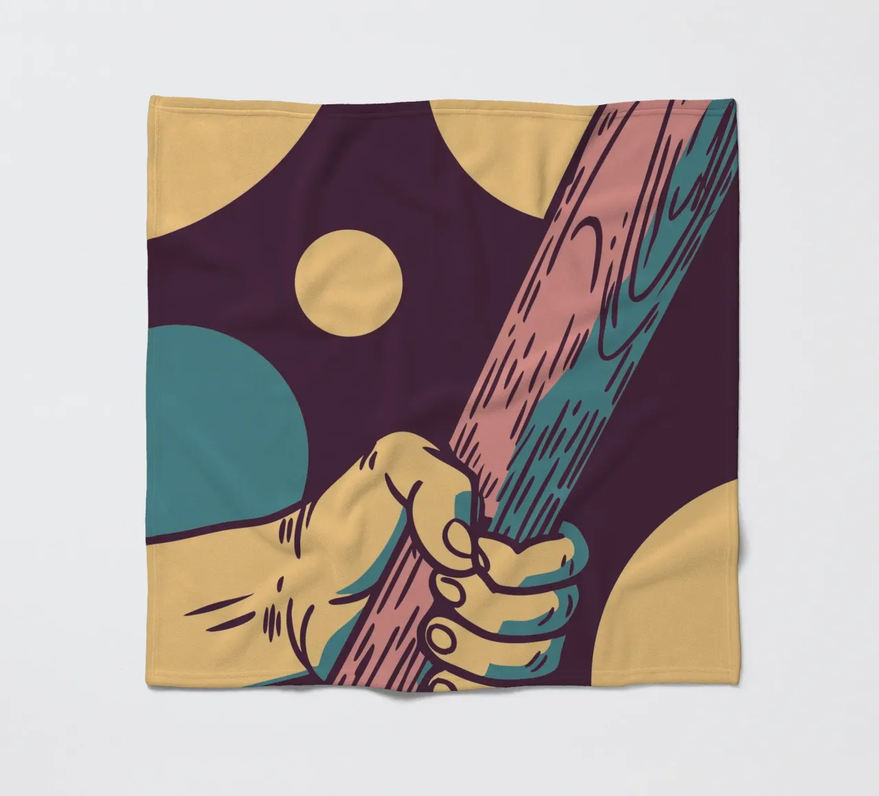 Honkbal fleecedeken van SPORTS ONLY