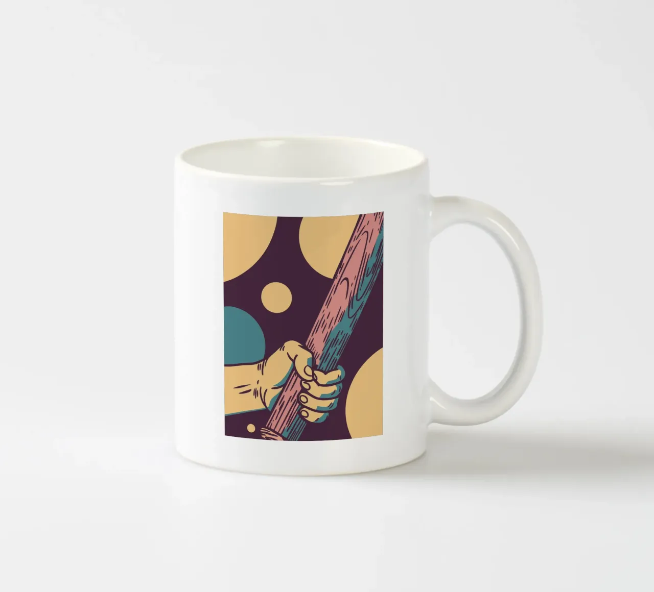 Baseball ceramic mug by SPORTS ONLY