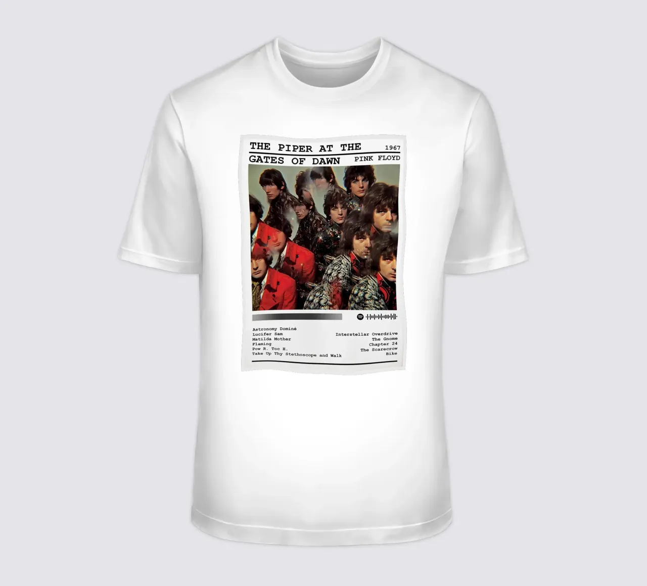 The Piper at the Gates of Dawn t-shirt da Attaboy Dsgn
