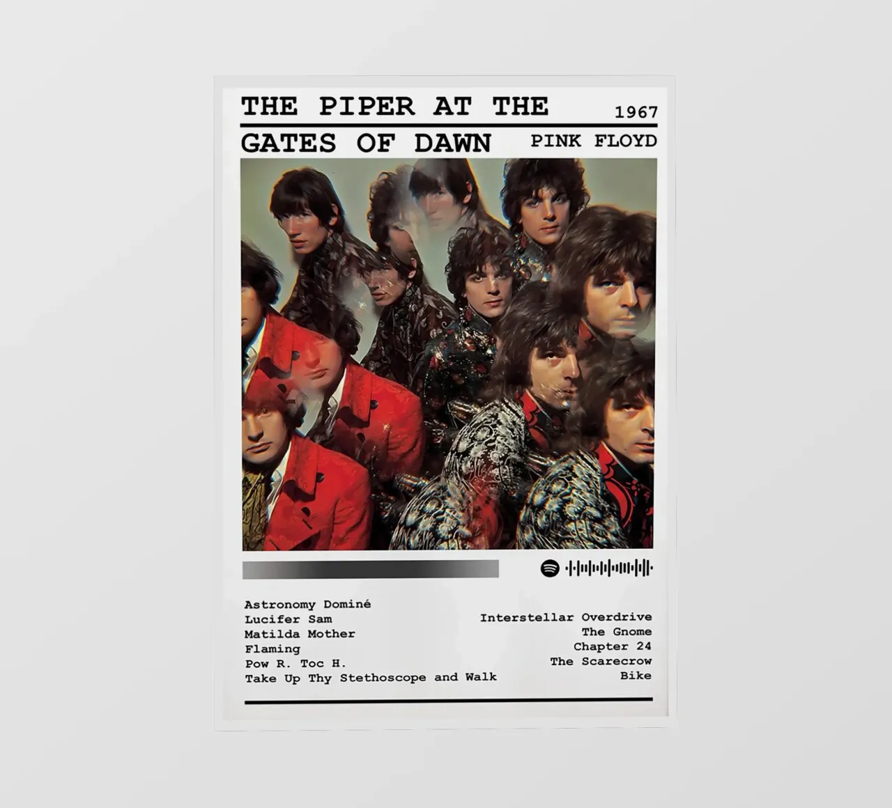 The Piper at the Gates of Dawn pellicola backlit da Attaboy Dsgn