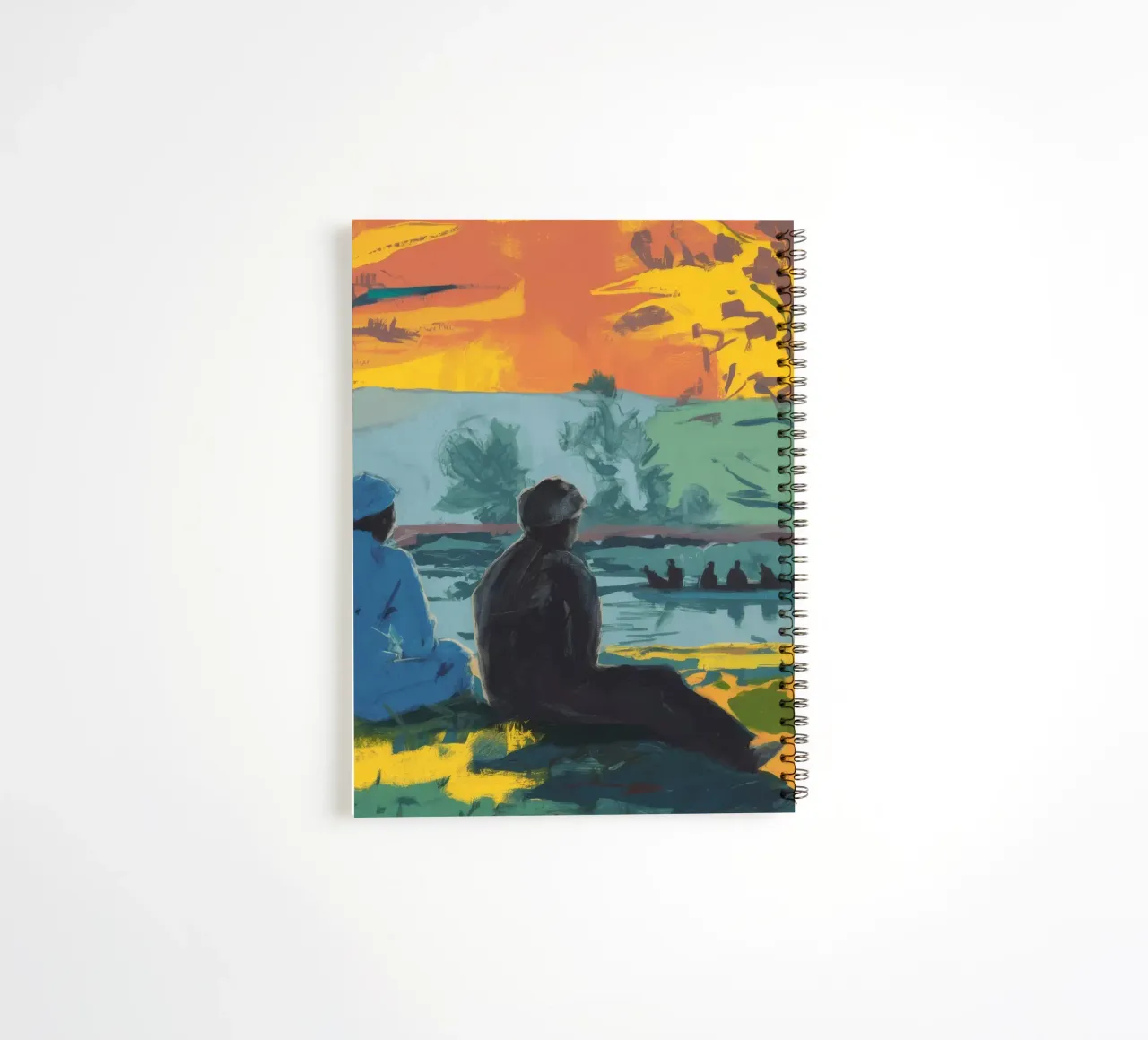 Vibrant Tree Harmony spiral notebook by Solestice Strokes