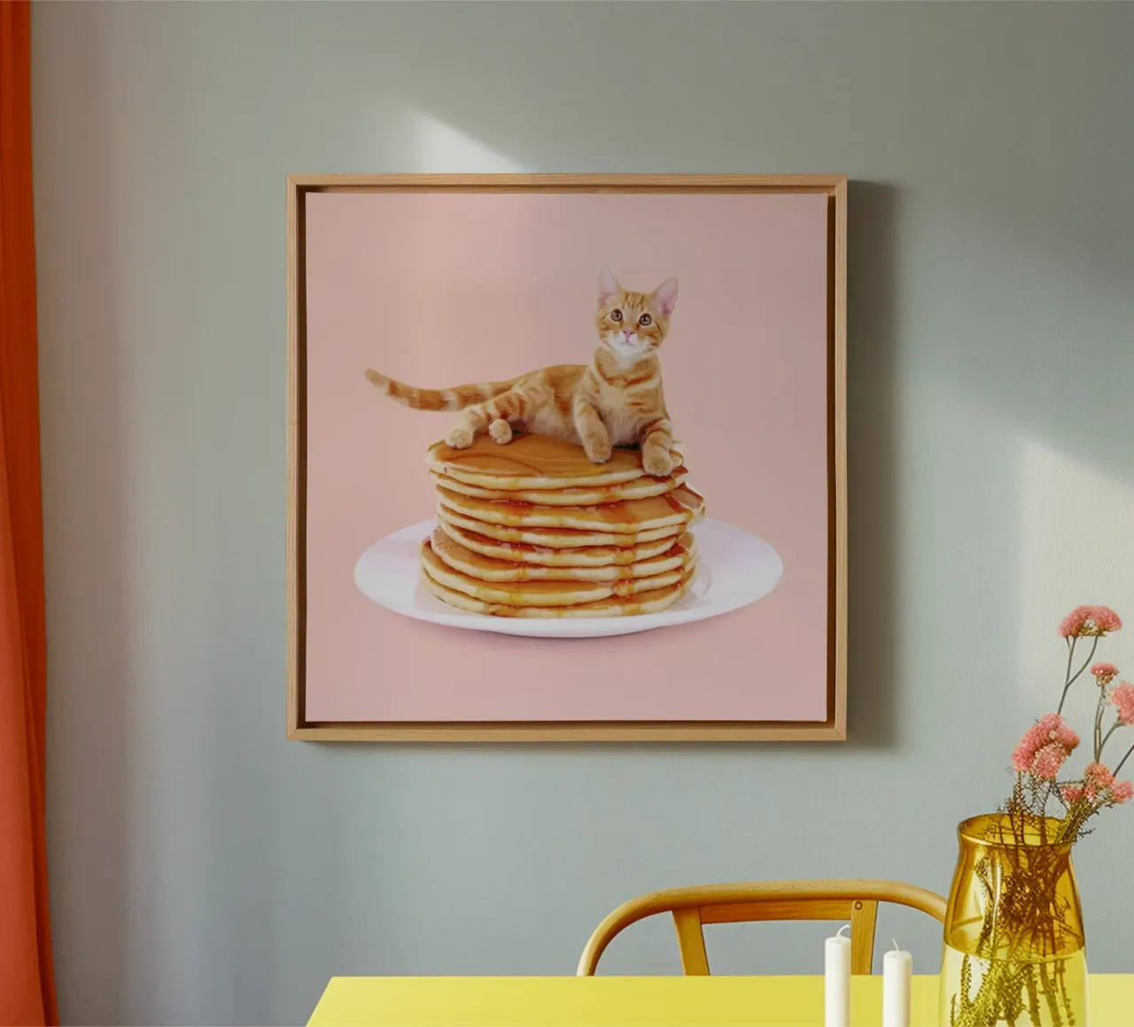 Mr Butter tela con Cornice a cassetta da Paul Fuentes Design