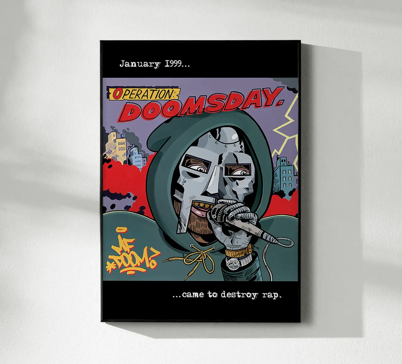 Operation Doomsday plexiglass da Attaboy Dsgn