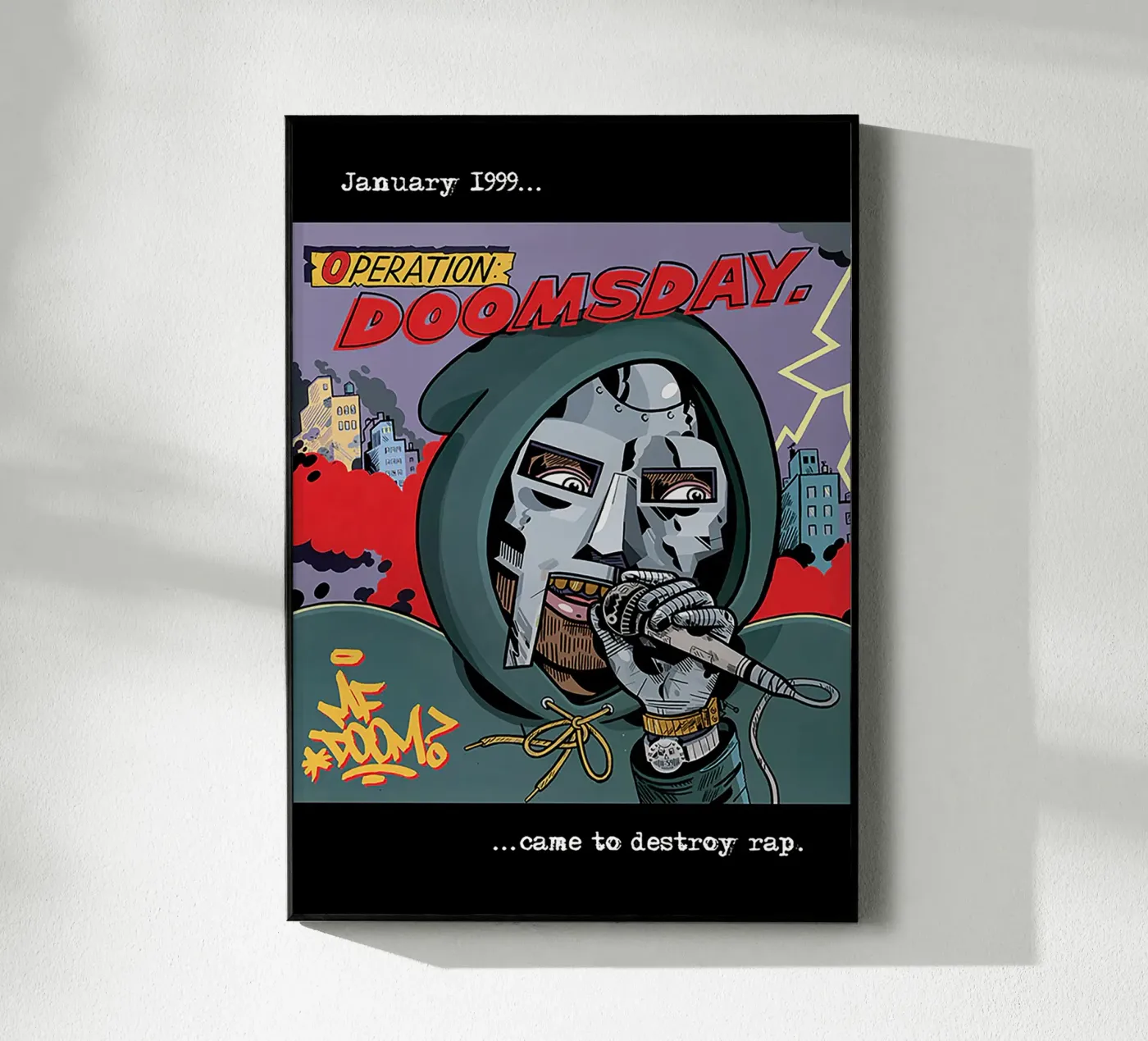 Operation Doomsday plexiglas de Attaboy Dsgn