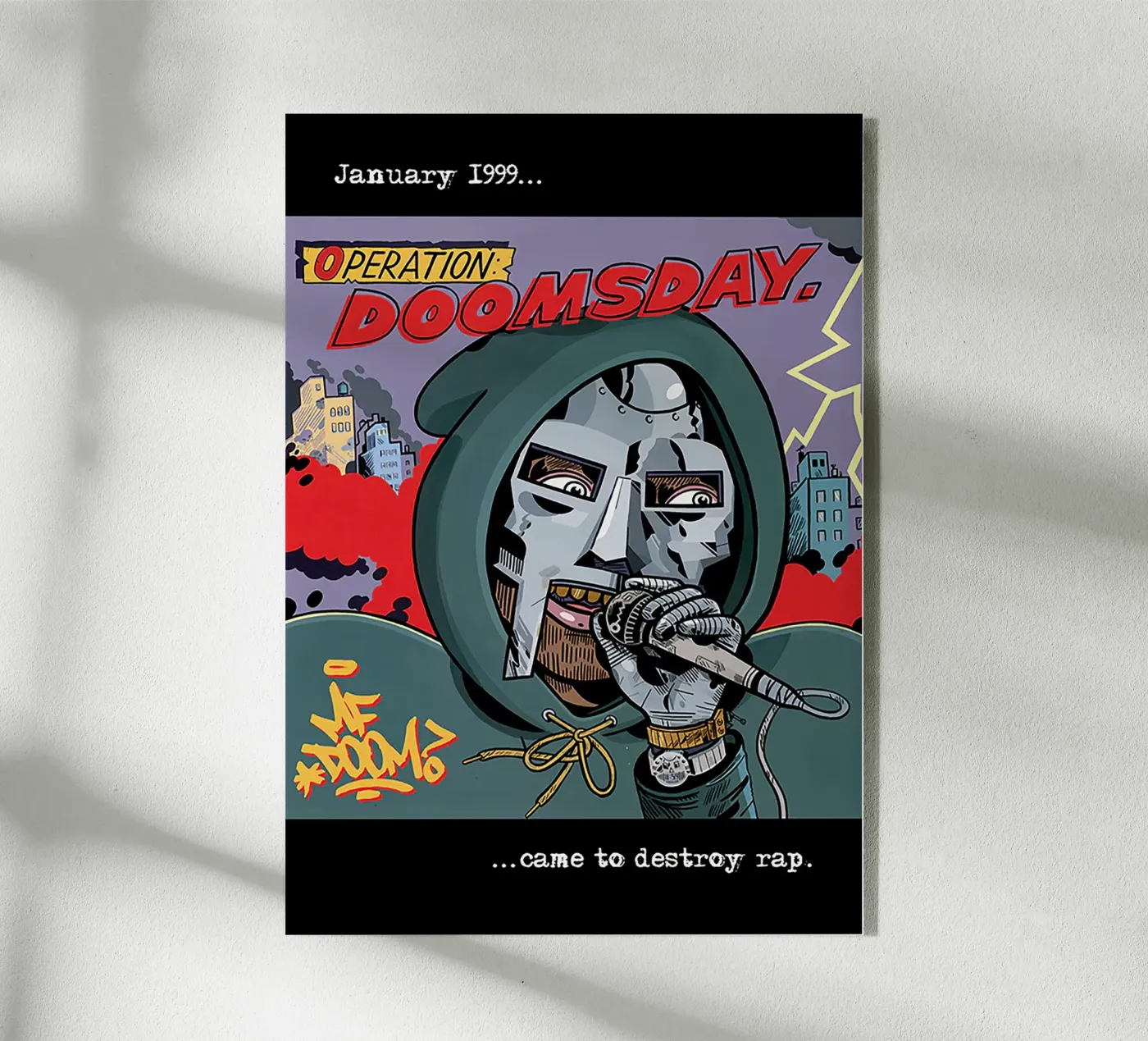 Operation Doomsday plexiglas de Attaboy Dsgn