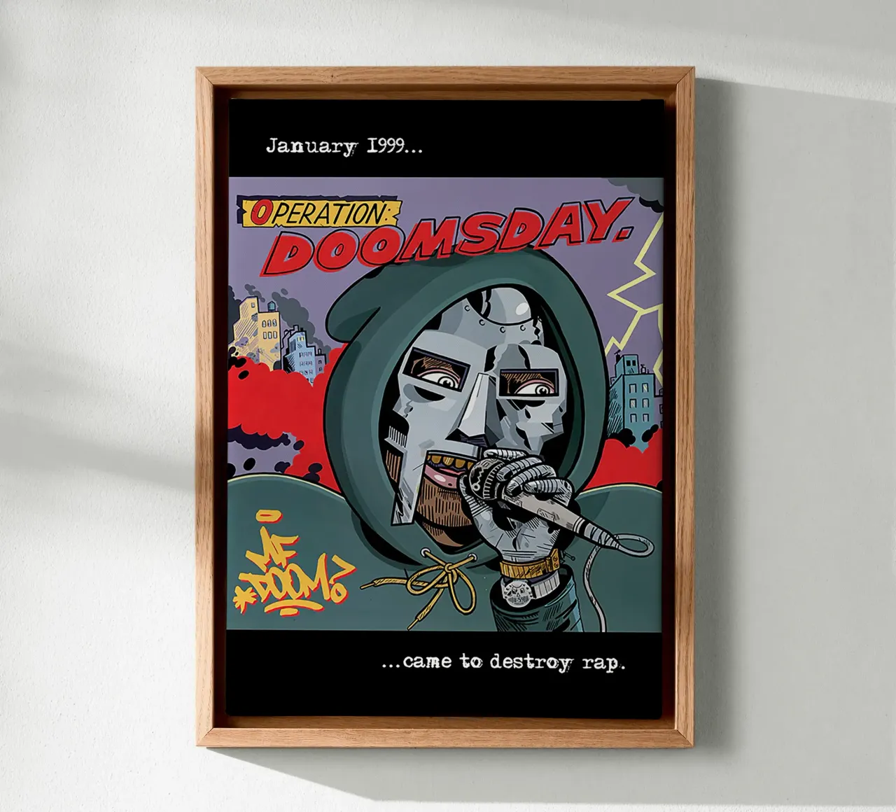 Operation Doomsday tela con Cornice a cassetta da Attaboy Dsgn