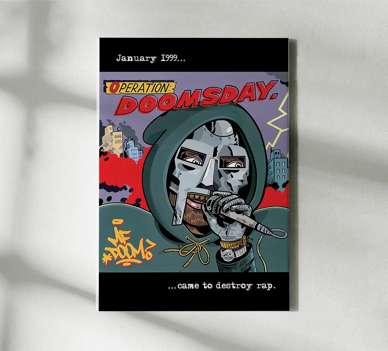 Operation Doomsday tela con Cornice a cassetta da Attaboy Dsgn