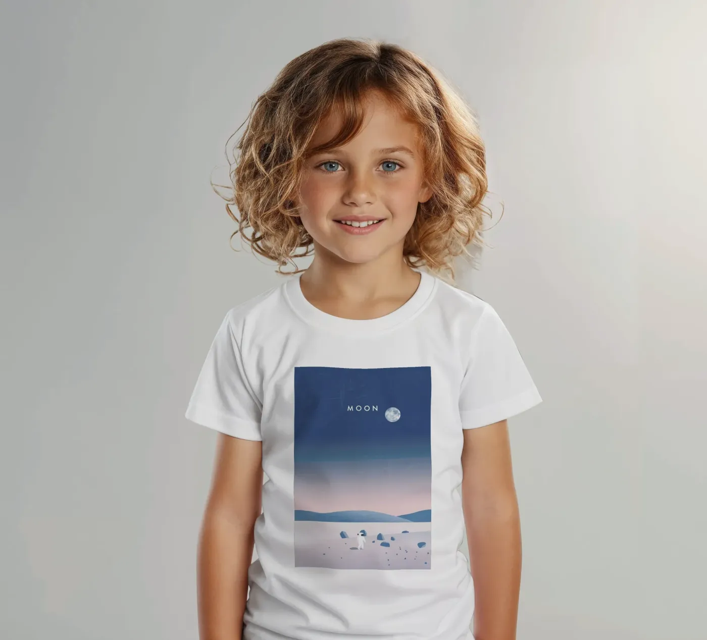 Moon t-shirt bambini da Katinka Reinke