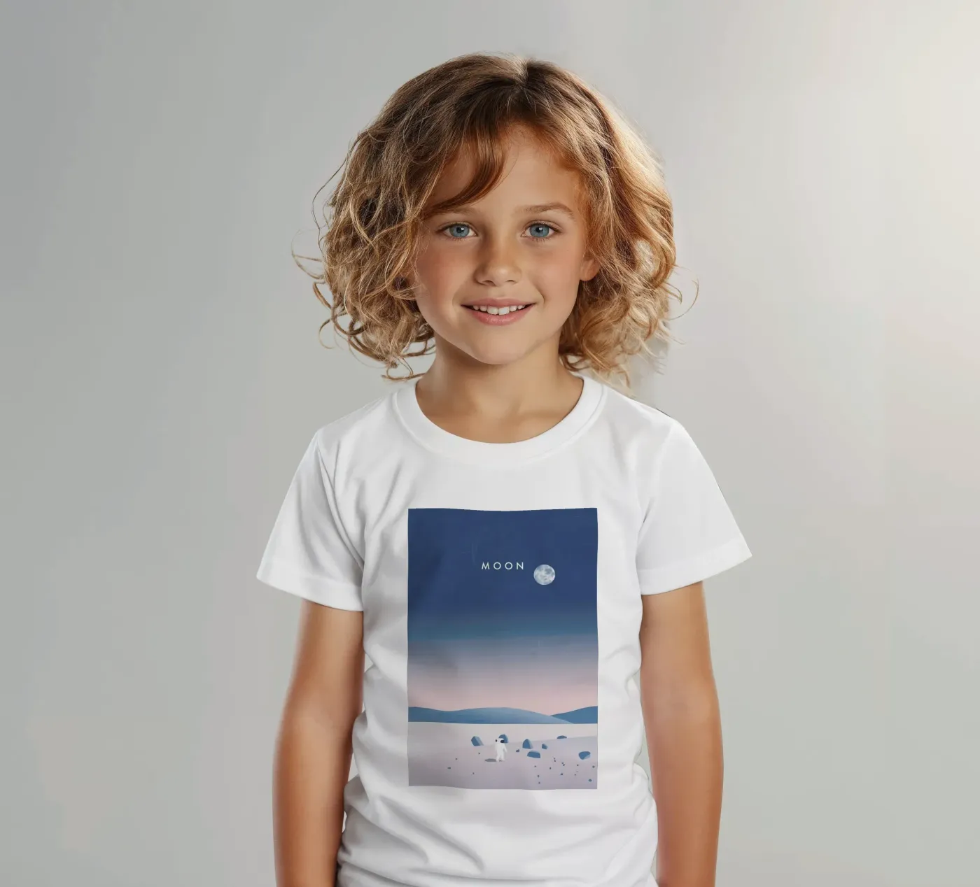 Moon t-shirt bambini da Katinka Reinke