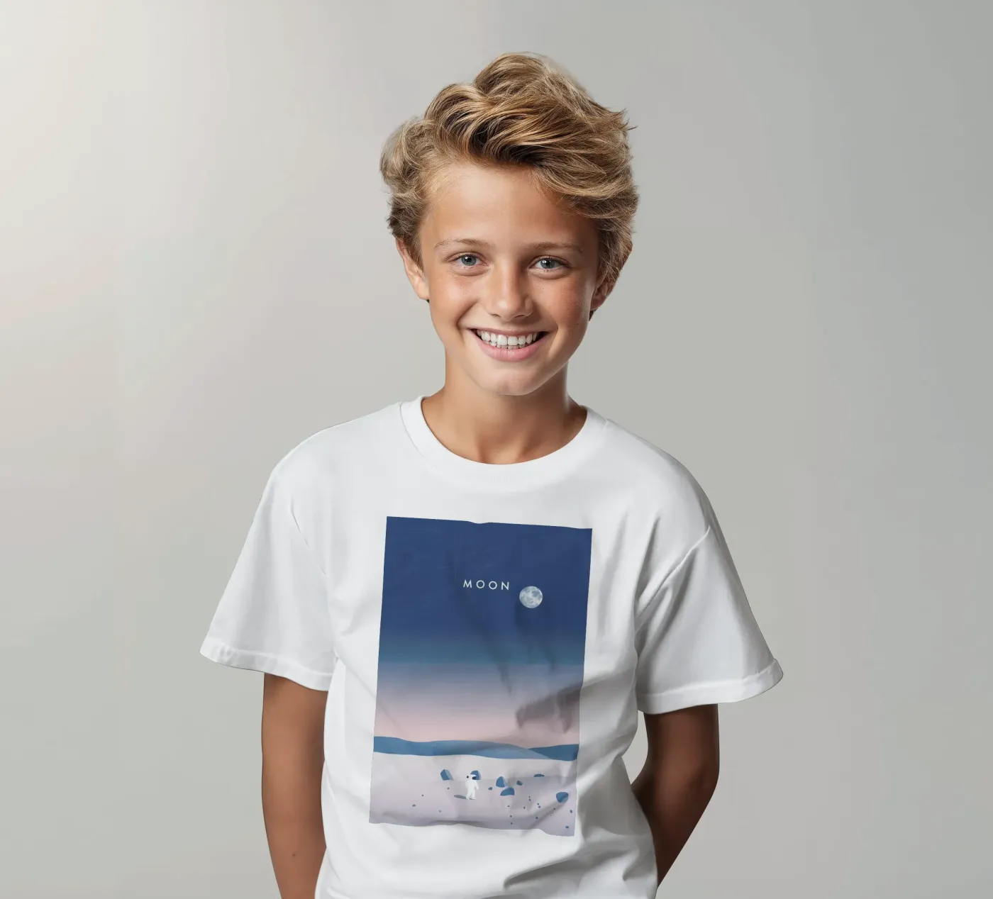 Moon t-shirt bambini da Katinka Reinke