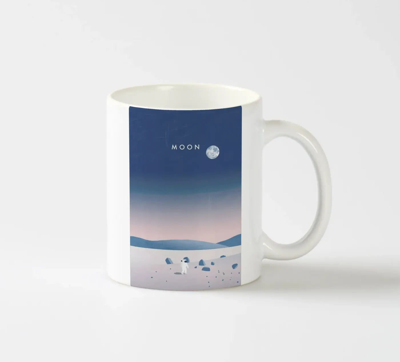Moon ceramic mug by Katinka Reinke