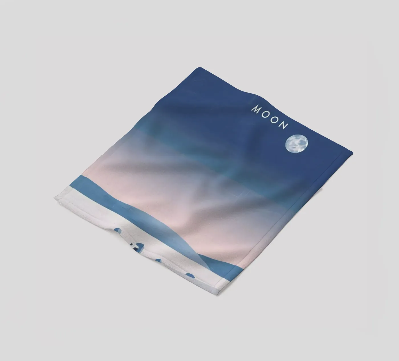 Moon fleece blanket by Katinka Reinke