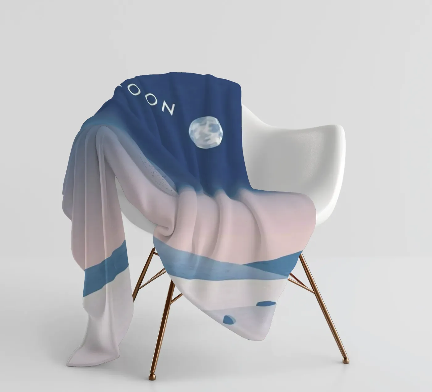 Moon fleece blanket by Katinka Reinke