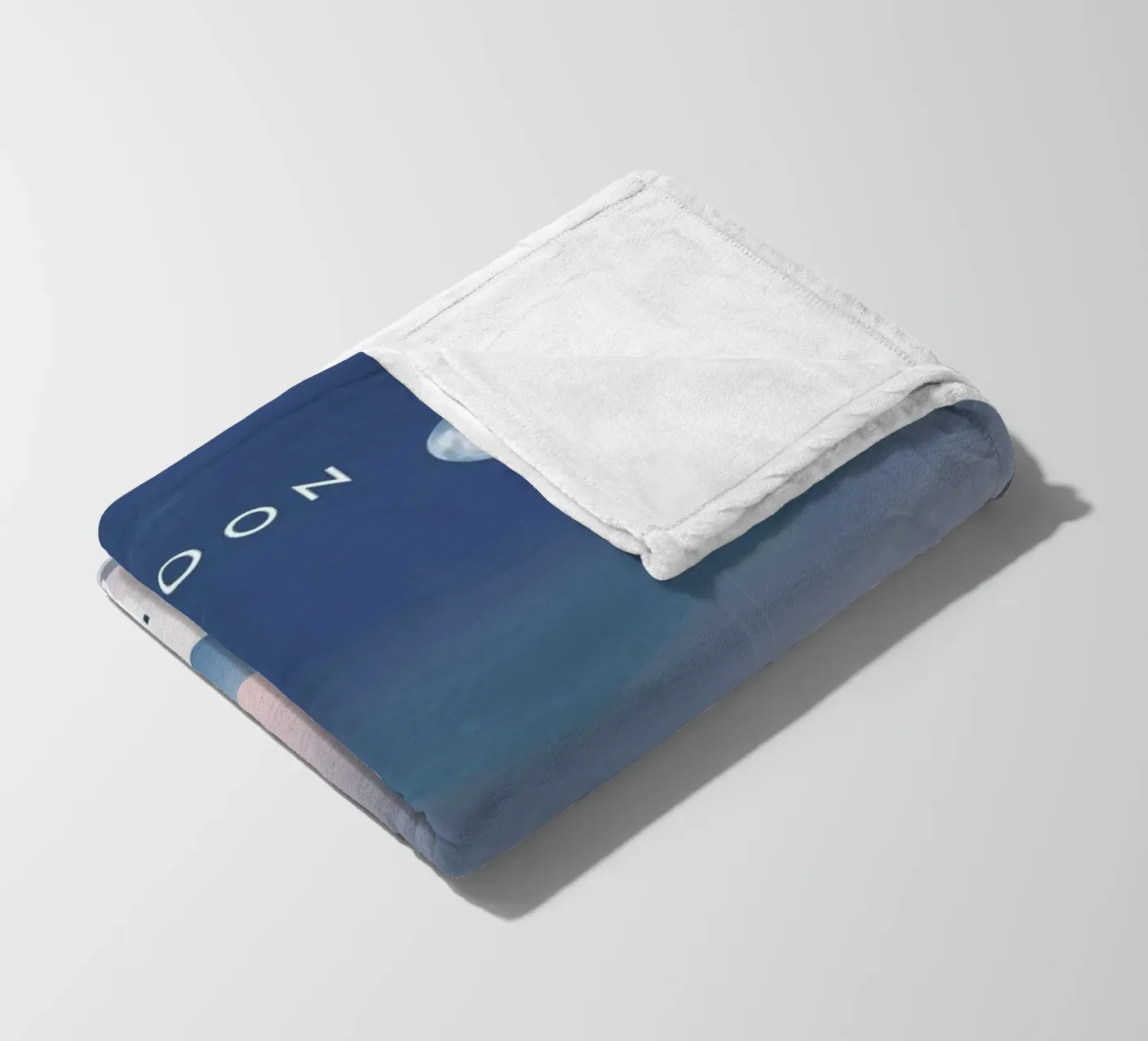 Moon fleece blanket by Katinka Reinke