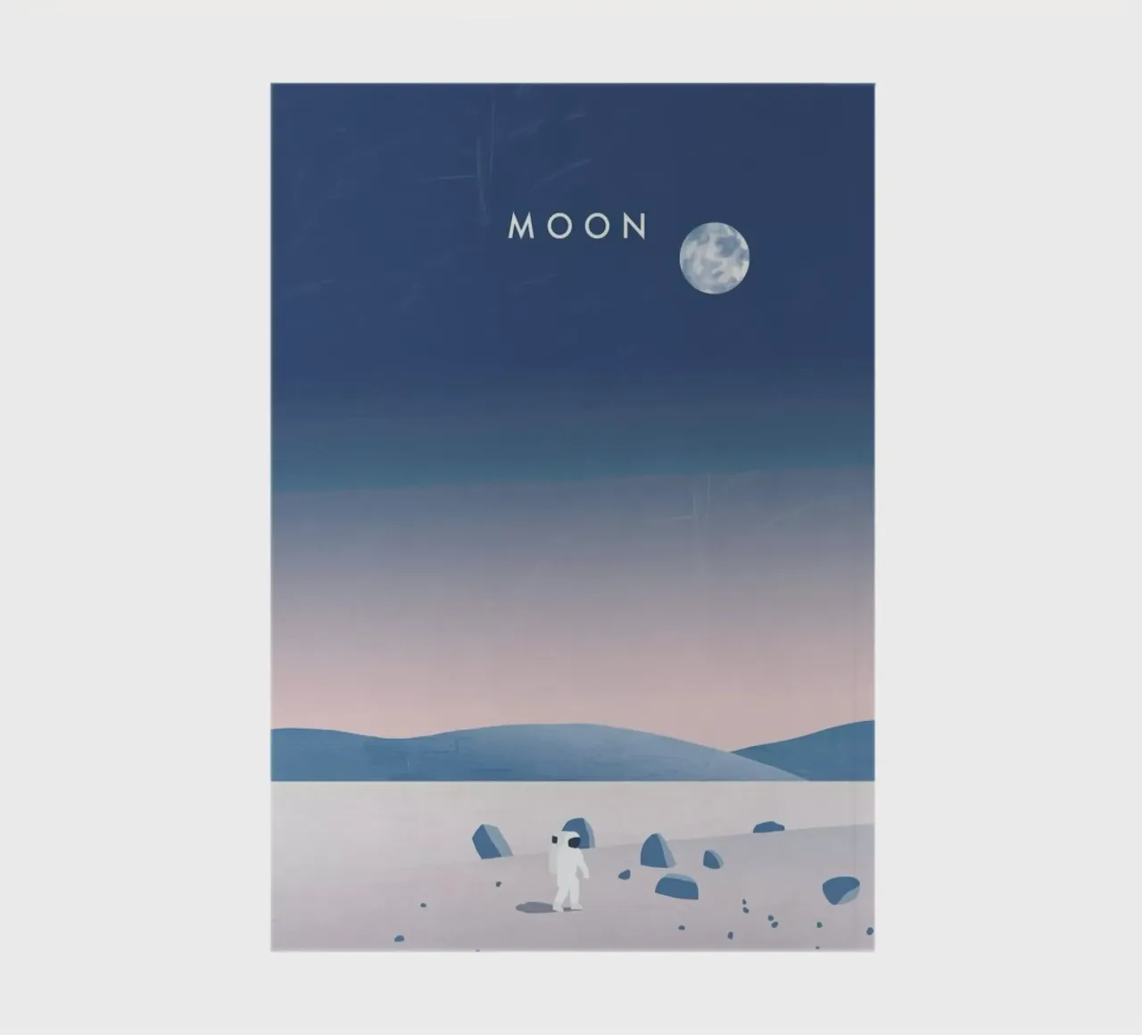 Moon notebook by Katinka Reinke