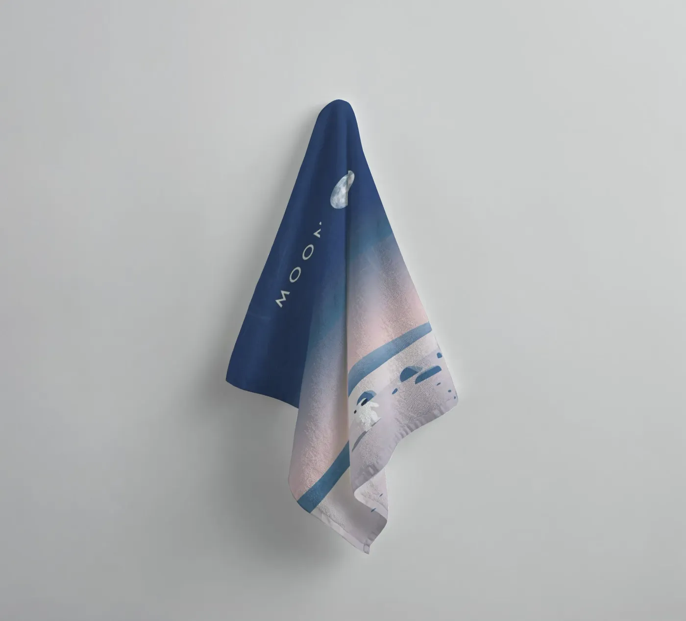 Moon badhanddoek van Katinka Reinke