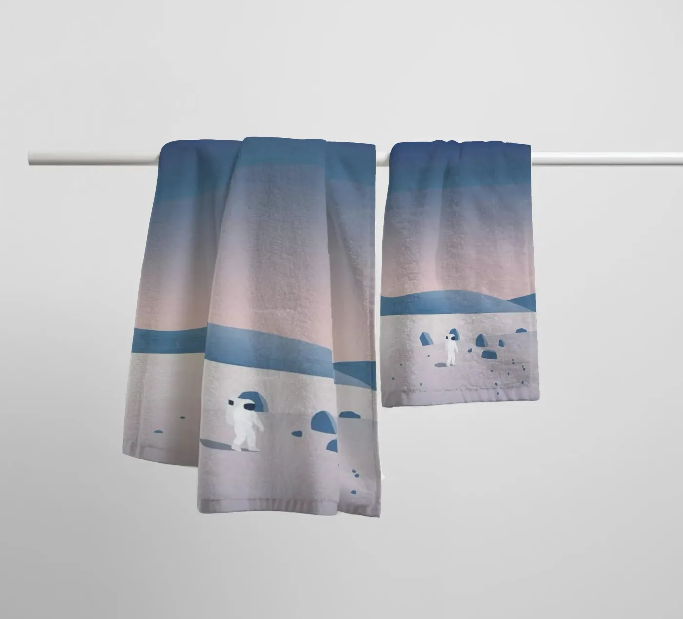 Moon badhanddoek van Katinka Reinke