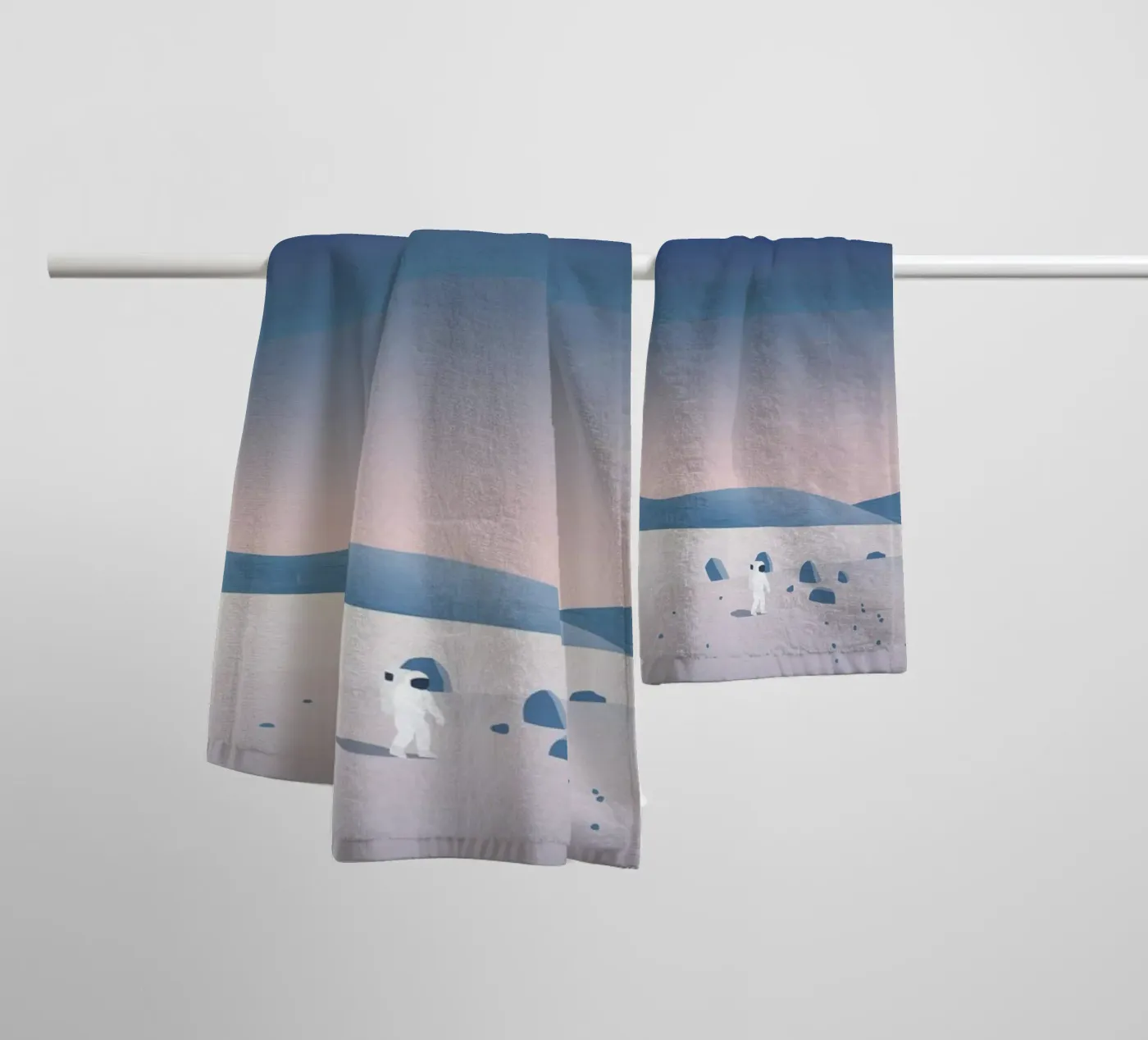 Moon badhanddoek van Katinka Reinke