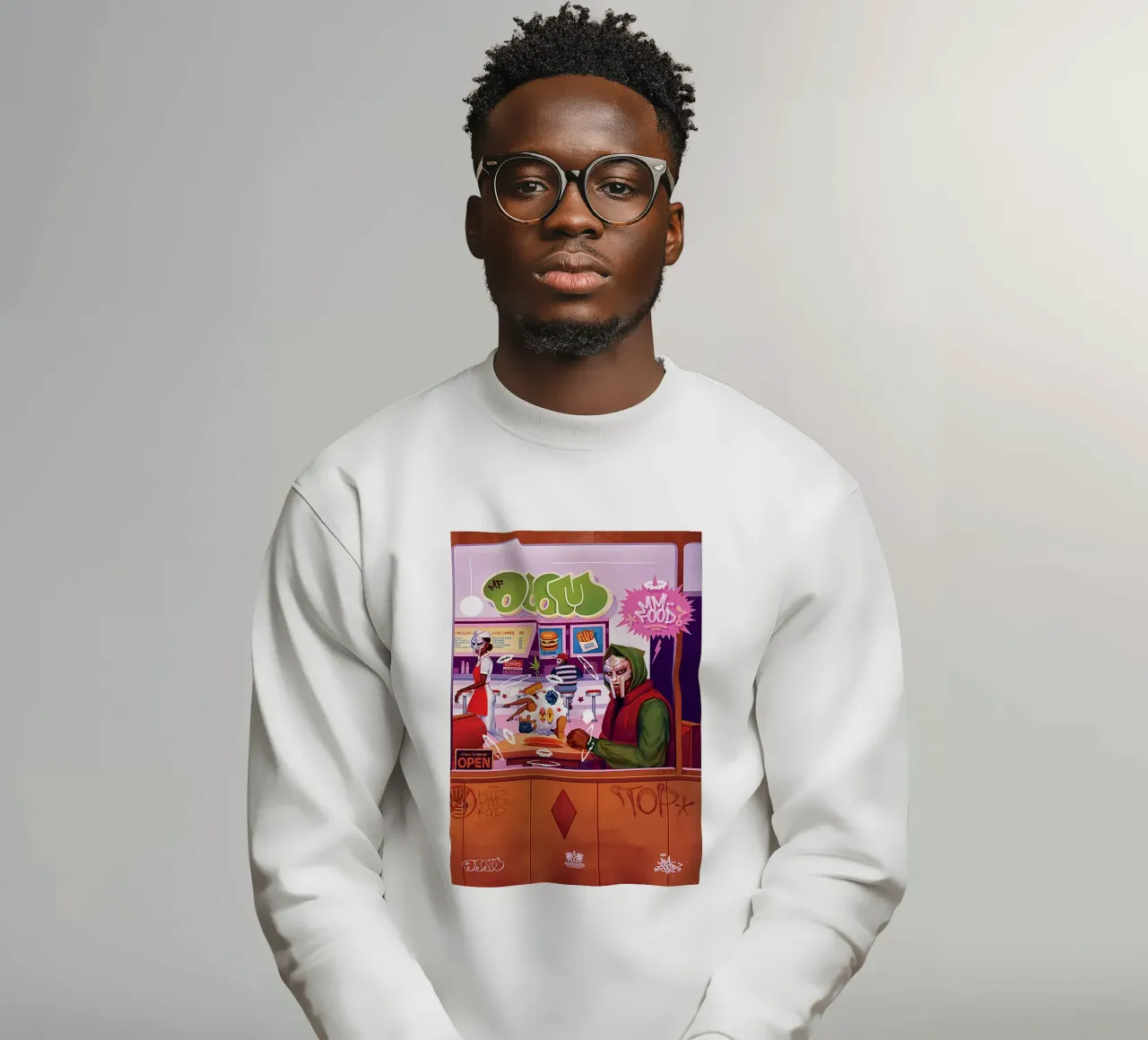 MM..FOOD – MF DOOM felpa da Attaboy Dsgn