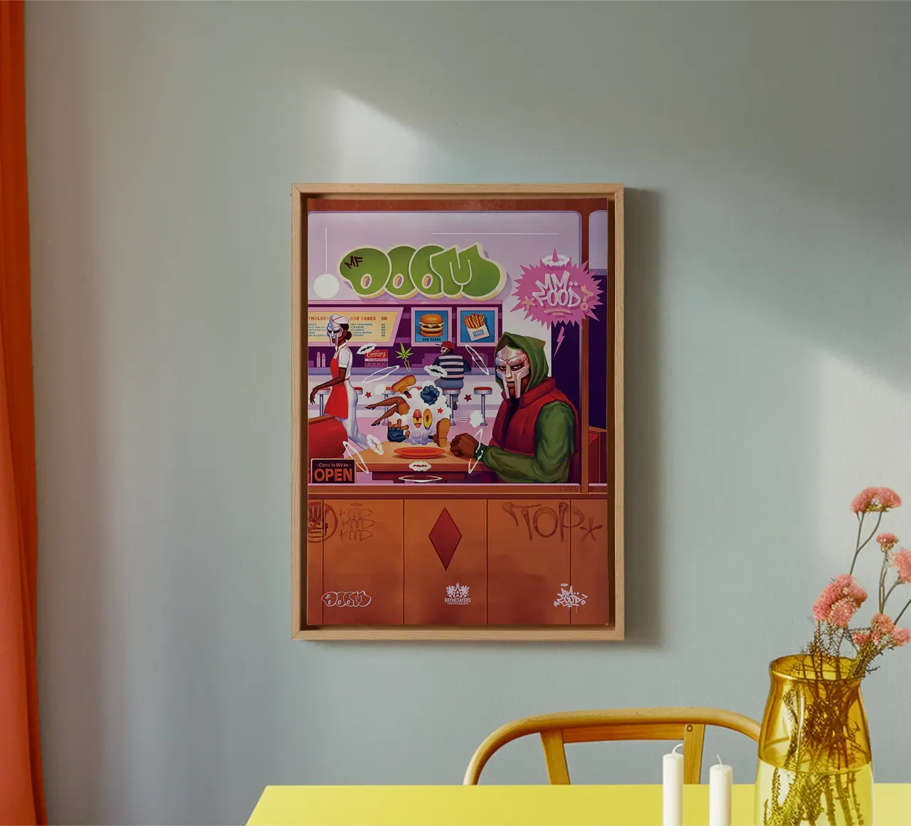 MM..FOOD – MF DOOM canvas by Attaboy Dsgn